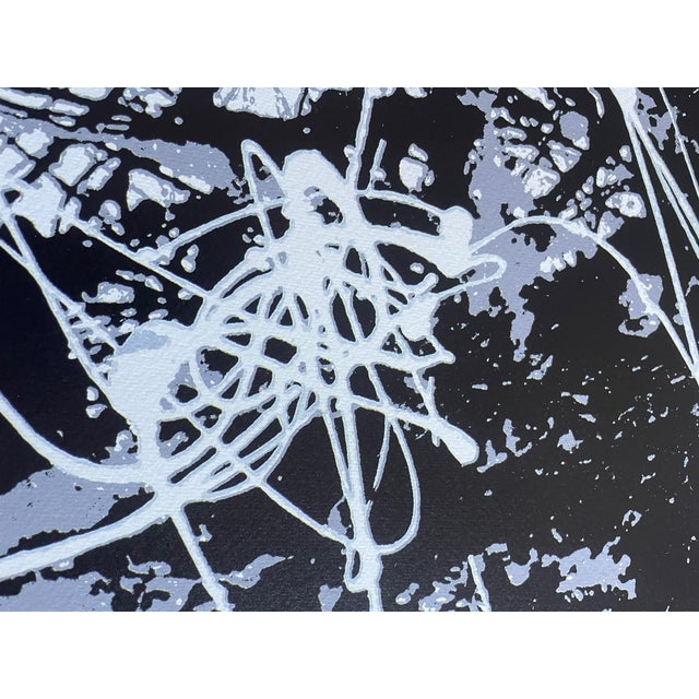 Black Jackson Pollock, Number 33, 2000s, Print For Sale - Image 8 of 10