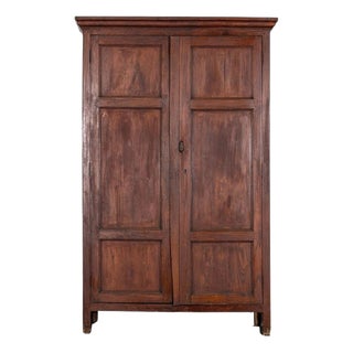 Large 19th Century French Monastery Pine Cabinet, 1890 For Sale