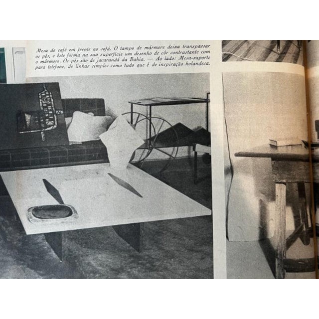 Limestone Coffee Table by Jorge Zalszupin, Rosewood & Marble, Brazil, 1959 - Lot 553A For Sale - Image 16 of 16