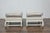 Early 20th Century Pair of 1920s Continental Upholstered Ottomans with Carved S-Scroll Bases For Sale - Image 5 of 11