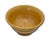 Nice Smaller 8 Inch Size Antique Thick - Heavy Brown & White Banded Yellow Ware Kitchen Batter Mixing Bowl - Late 1800s For Sale - Image 4 of 13