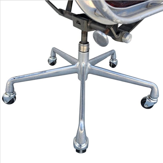 1970s Eames for Herman Miller High Back Aluminum Group Chair For Sale - Image 9 of 18