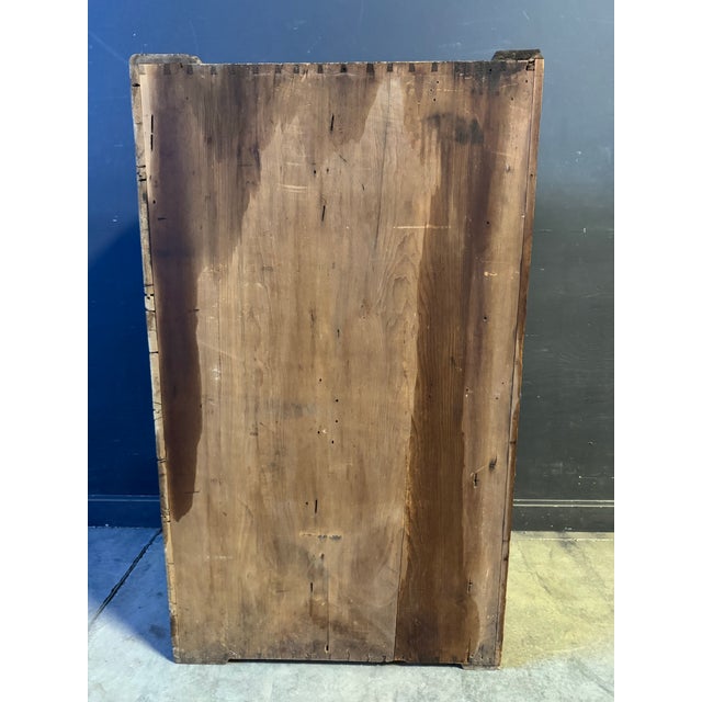 Coffee 19th Century Rustic Country Cabinet For Sale - Image 8 of 9