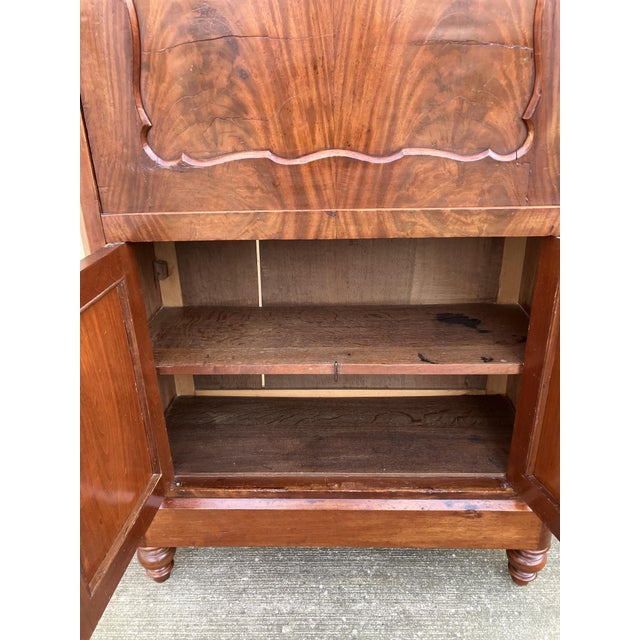 French Secretary in Mahogany, 1890s For Sale - Image 11 of 14