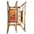Antique Restored Aesthetic Movement Large Two-Tier Tiger Bamboo Magazine Rack With Divider For Sale - Image 4 of 8