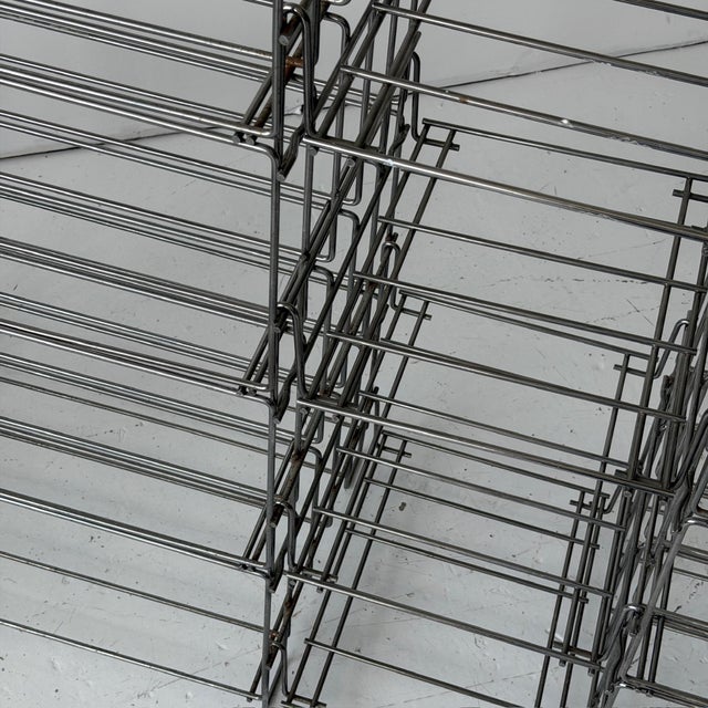 1990s 1990s Chrome Modular Shelving System For Sale - Image 5 of 11