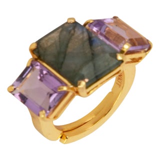 Annette Ring, Grey, Size 5 For Sale