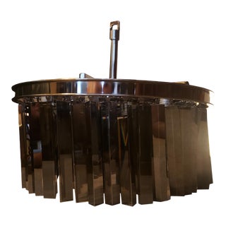 Restoration Hardware Glass Prism Chandelier For Sale