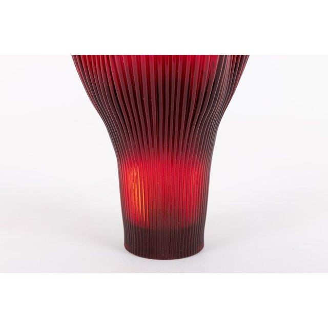Art Glass Vase by Monica Bratt for Reijmyre, 1950s For Sale - Image 4 of 7