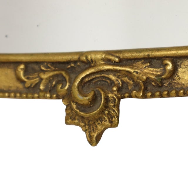 Baroque French Crested Mirror with Gold Leaf Gilt, 1960s For Sale - Image 10 of 18