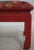 1990s Pair of Chinese Style Red Bird & Flower Ottoman or Stools - New Upholstery For Sale - Image 5 of 12