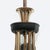 Chandelier with 5 Striped Glass Shades, 1950s For Sale - Image 6 of 8