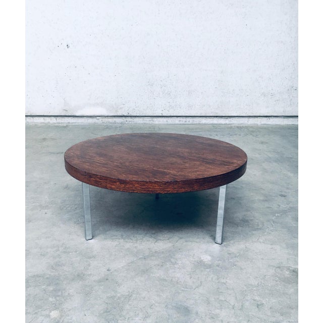 Mid-Century Modern Dutch Design Tripod Coffee Table, Netherlands, 1960s For Sale - Image 13 of 17