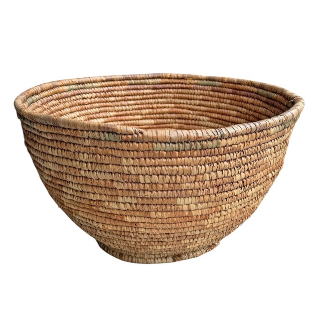 Mid 20th Century Rather Large 20th Century Hausa Basket For Sale - Image 5 of 12