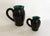 Mid-Century 2-Tone Earthenware Pitchers with Braided Handles by Grandjan-Jourdan for Vallauris, 1950s, Set of 2 For Sale - Image 14 of 14