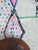 White Moroccan Azilal Wool Rug - 8.2 X 4.7 Ft For Sale - Image 8 of 9