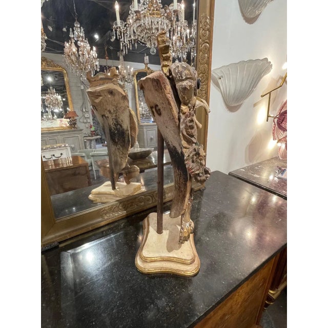 Late 18th Century Italian Fragment Owl Sculpture For Sale - Image 4 of 9