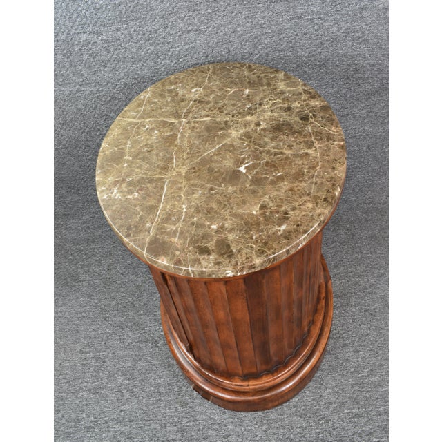 1950s Henredon Oval Fluted Entry Table Chairish