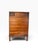 Refinished 1960s Mid Century Modern Walnut Tallboy Dresser | Vintage Walnut Crescent Series S-2430 Highboy Chest | Fluted Louvered Accent Drawer For Sale - Image 11 of 12