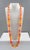 Bakelite and Lucite Long Necklace Sunny Yellow and Orange Colors For Sale - Image 4 of 15