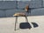 1950s Early Eames style DCM Dining Chair With Original Hair on Hide Upholstery, Cowhide For Sale - Image 12 of 16