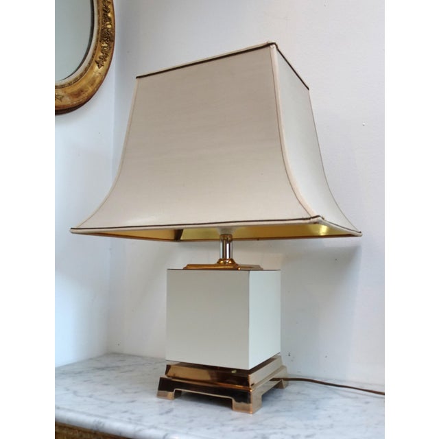 Table Lamp attributed to Claude Mahey, 1970s, in Good conditions. Designed 1970 to 1979 European Plug (up to 250V).The...
