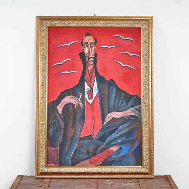 Bruno Fantini, Sailor, Mixed Technique on Paper, 2000s, Framed For Sale - Image 6 of 6