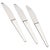 1940s Caravel Dinner Knives by Henning Koppel for Georg Jensen, 1940s, Set of 3 For Sale - Image 5 of 5