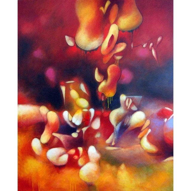 This is a one of a kind original abstract painting on canvas by Southern California artist, Daniel Ketelhut. Its...