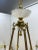 1990s Extra Large 13 Light Chandelier | Brass & Frosted Glass For Sale - Image 5 of 6