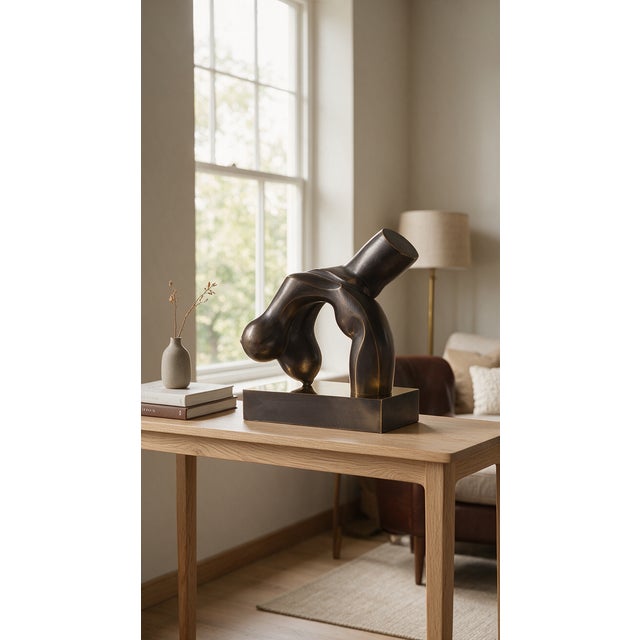2010s "Nude" Contemporary Bronze Sculpture For Sale - Image 5 of 5