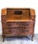 Rococo Italian Bombe Walnut Marquetry Secretary Desk, Circa 1950s For Sale - Image 3 of 18