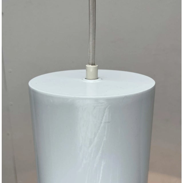 1970s Vintage Danish Minimalist Model Pipeline Pendant Lamp by Ole Pless Jørgensen for Nordisk Solar, 1970s For Sale - Image 5 of 18