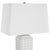 Square Ceramic Table Lamp With Knobs For Sale - Image 4 of 7