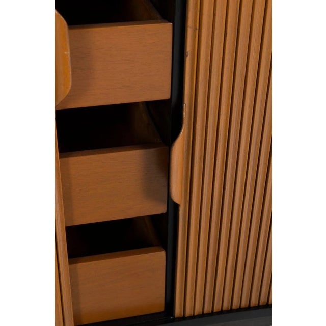 Dunbar Furniture Edward Wormley Mr. and Mrs. Tambour Chests - A Pair For Sale - Image 4 of 13