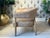 Wood Transitional Rustic Leather and Wood "Jensen" Lounge Armchair by Restoration Hardware For Sale - Image 7 of 12