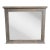Vaughan Bassett Furniture Cool Rustic - Stone Grey Landscape Mirror For Sale