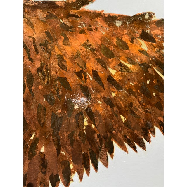 2010s Alissa Madden Design Outstretched Wings on Canvas, Signed For Sale - Image 5 of 16