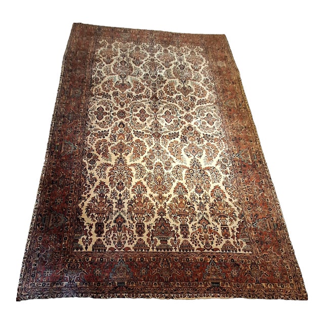 Circa 1900 Persian Sorouk Rug For Sale