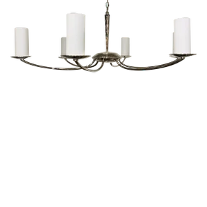 Currey & Co. Modern Polished Nickel Lytton Chandelier