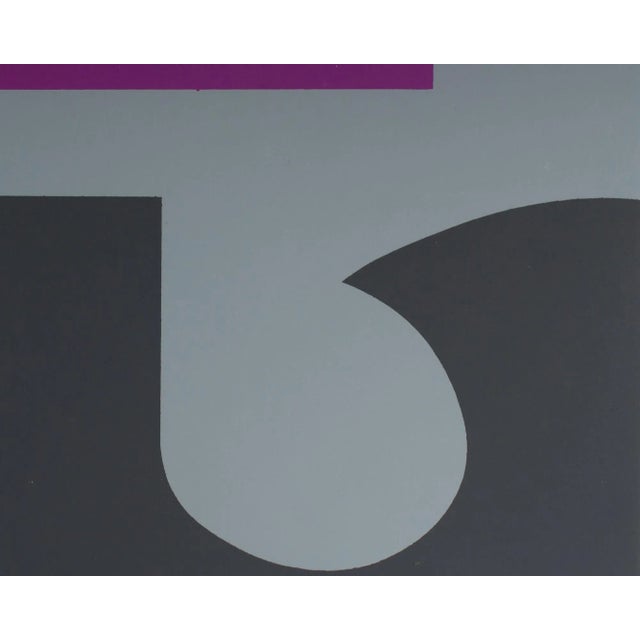 1970s 1973 “Structure Series #48” Abstract Serigraph Print by Harry Hilson For Sale - Image 5 of 10