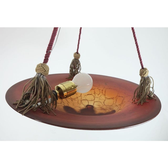 Art Deco Ikora Pendant Light from WMF, 1930s For Sale - Image 6 of 11