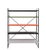 Mid-Century Modern Free Standing Metal Colored Racks by A. D. Dekker for Tomado, Holland, 1960s, Set of 2 For Sale - Image 3 of 13