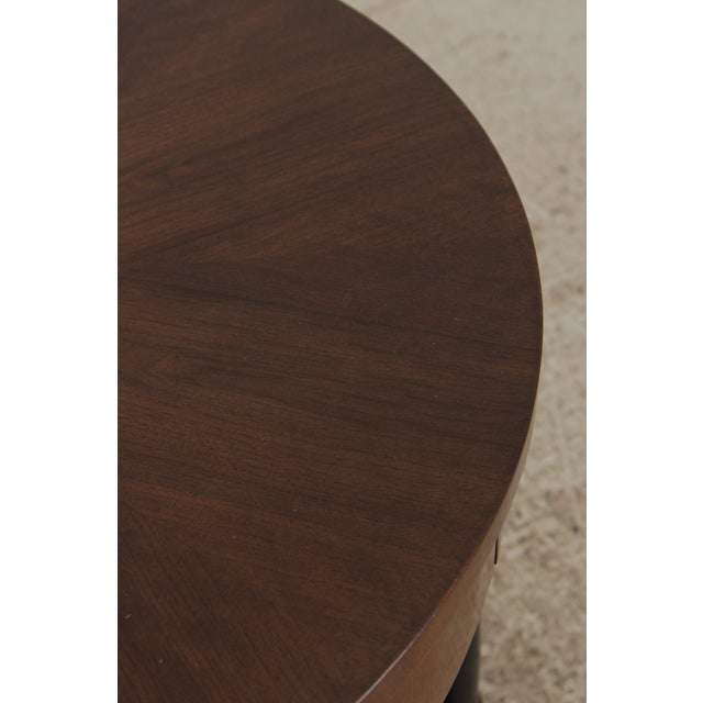Baker Walnut French Empire Style Lamp Table For Sale - Image 12 of 14