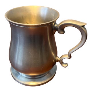 Vintage Pewter Crown & Rose Tankard . For Sale