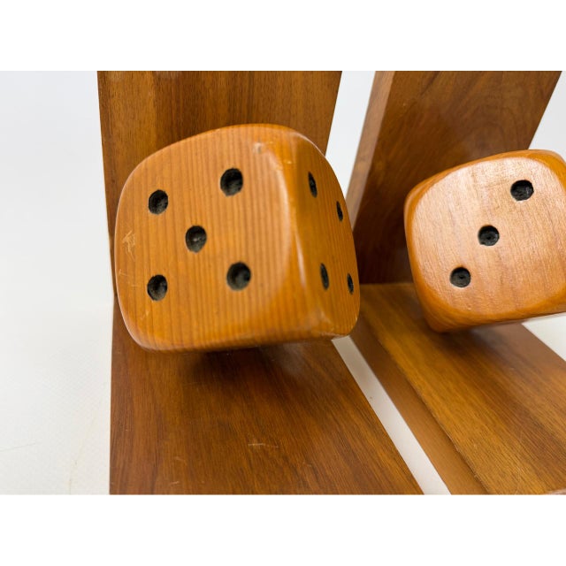 1960s Mid-Century Dice Bookends, 1960s, Set of 2 For Sale - Image 5 of 11