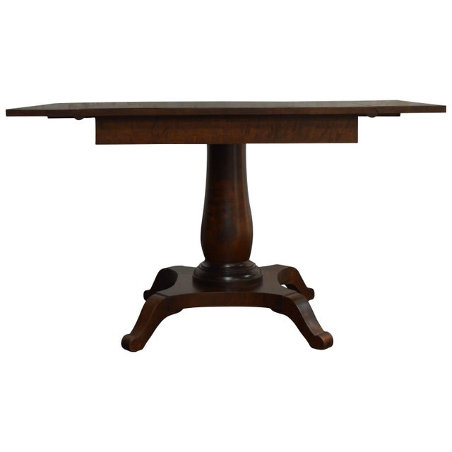 Swedish Karl Johan Biedermeier Drop-Leaf Center Table For Sale - Image 9 of 9