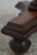 Wood Round Modern Regency Style Pedestal Occasional Table For Sale - Image 7 of 12
