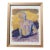 Contemporary Post-Impressionist Portrait of a Young Man by the River, Viktoria Maliar Artist’s Print, Framed For Sale