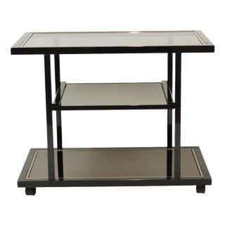 Bar Cart by Roger Van Hevel for Belgo Chrome, 1970s For Sale